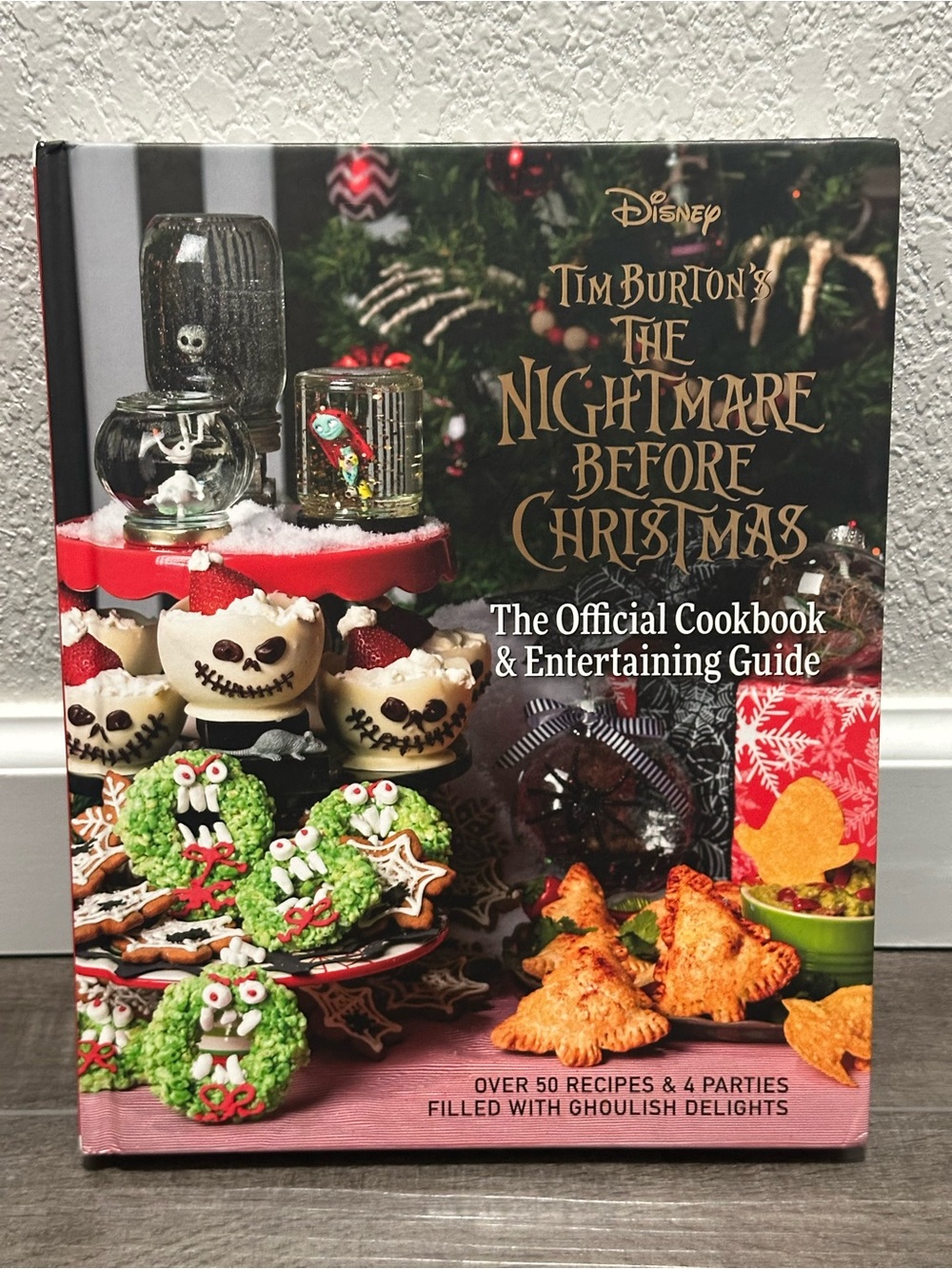 Tim Burton's Disney Nightmare Before Christmas Official Cookbook Hardcover